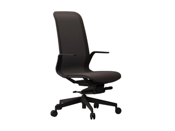 TRAMA - Height-adjustable mesh office chair with armrests by Las Mobili - view 2